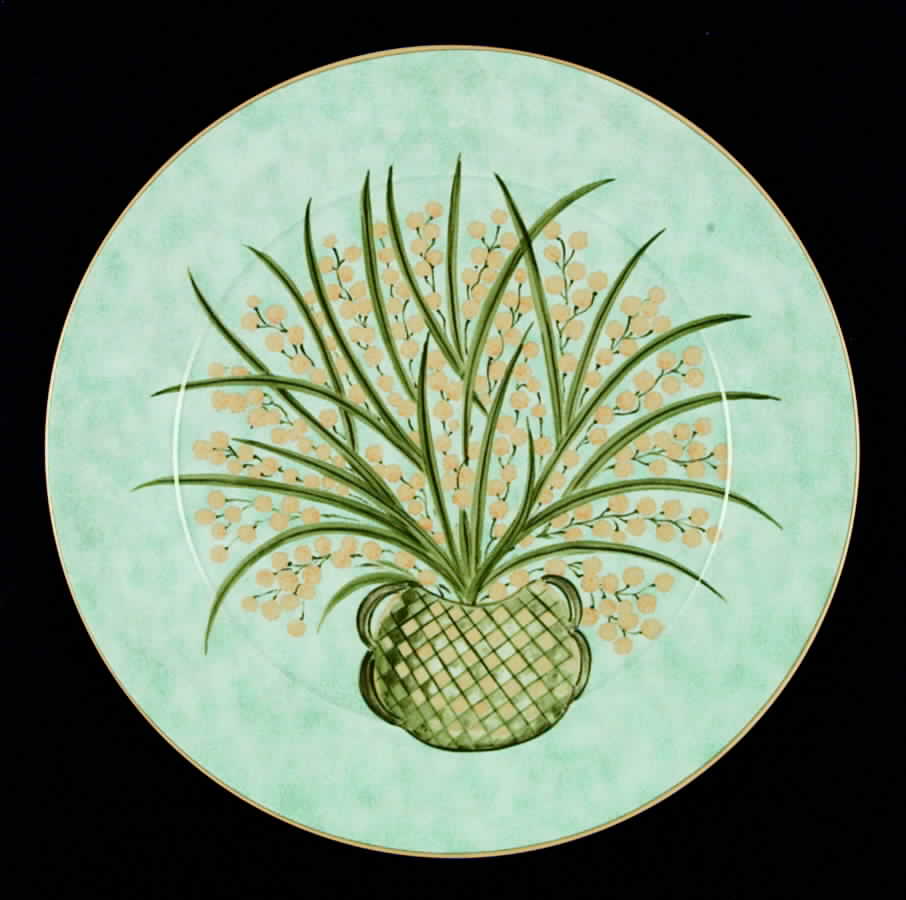 Mimosa Service Plate (Charger) by Nelly Reynal-1