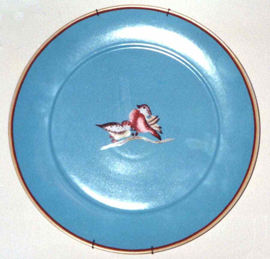 Oiseaux Service Plate (Charger) by Nelly Reynal-1