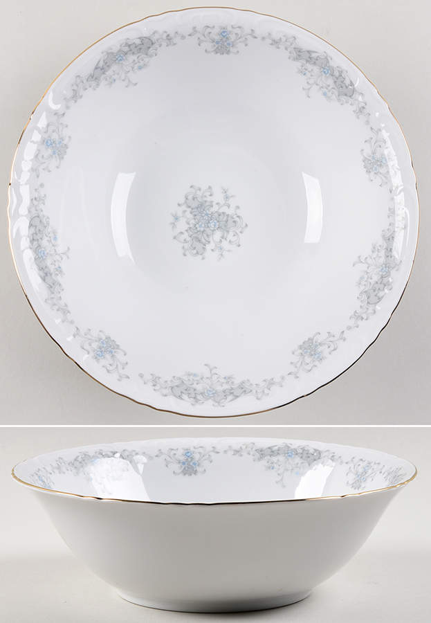 Florissant 9" Round Vegetable Bowl by Rose (Japan)-1