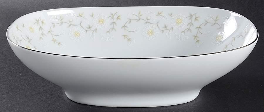 Ginger 10" Oval Vegetable Bowl by Rose (Japan)-1