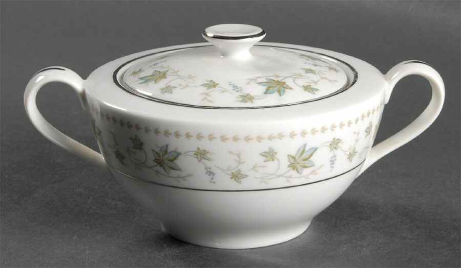Springtime Sugar Bowl & Lid by Rose (Japan)-1