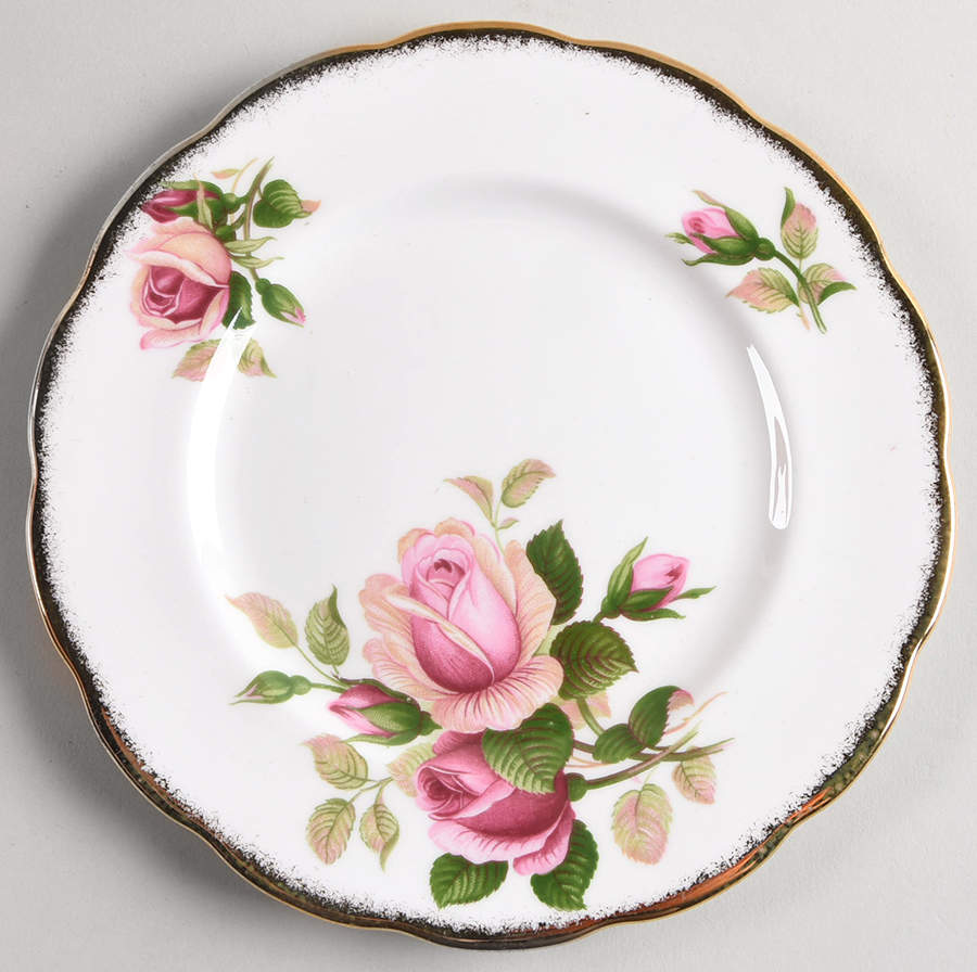 Anniversary Rose Bread & Butter Plate by Royal Albert-1