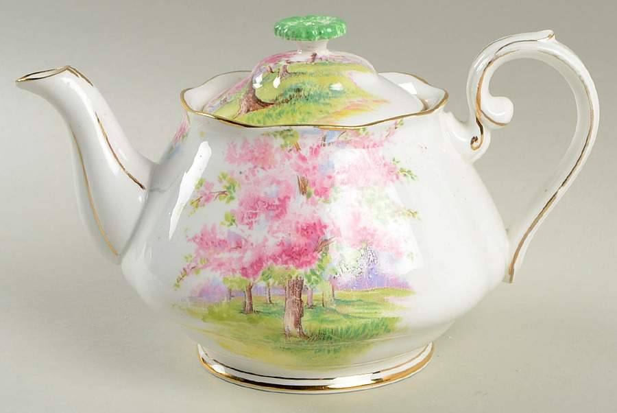Blossom Time Small Teapot & Lid by Royal Albert-1