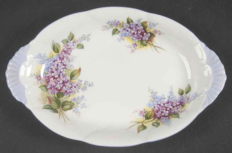Blossom Time Series Tray for Mini Creamer & Open Sugar by Royal Albert-1