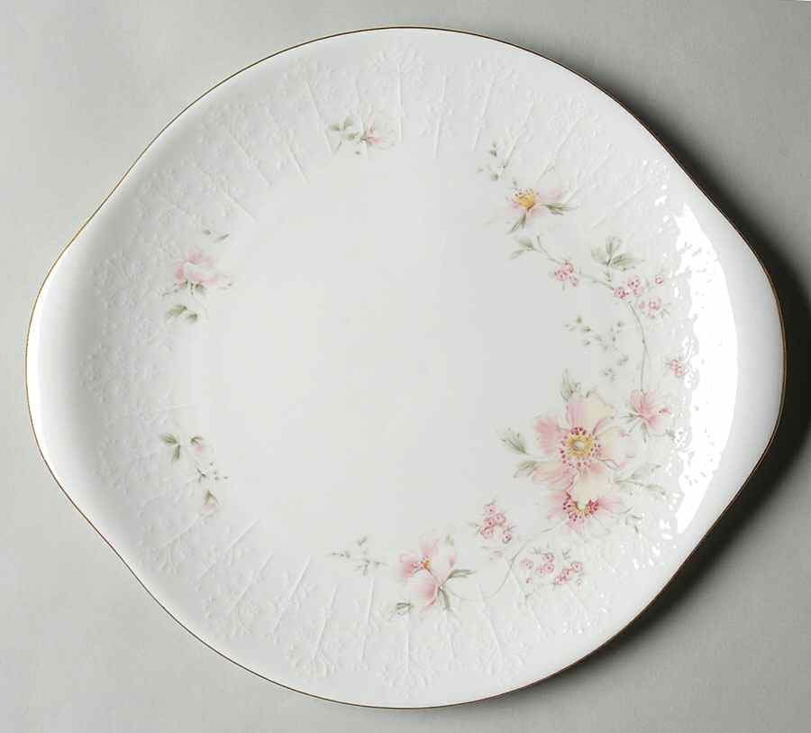 Breath of Spring Handled Cake Plate by Royal Albert-1