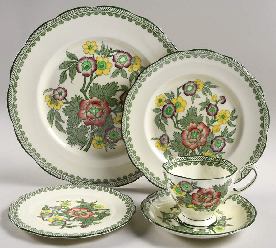 Canton 5 Piece Place Setting by Royal Albert-1