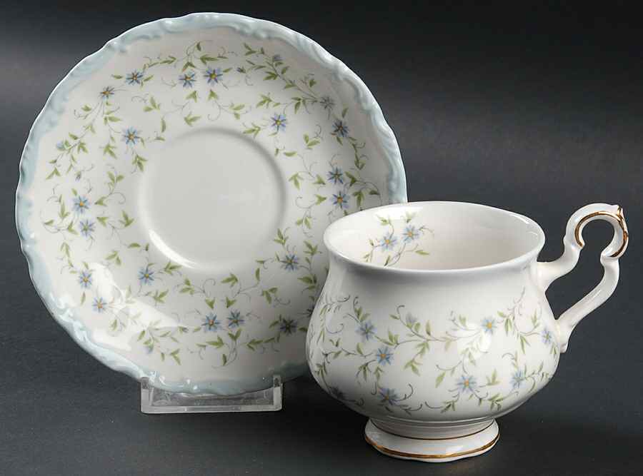 Caroline Footed Cup & Saucer Set by Royal Albert-1
