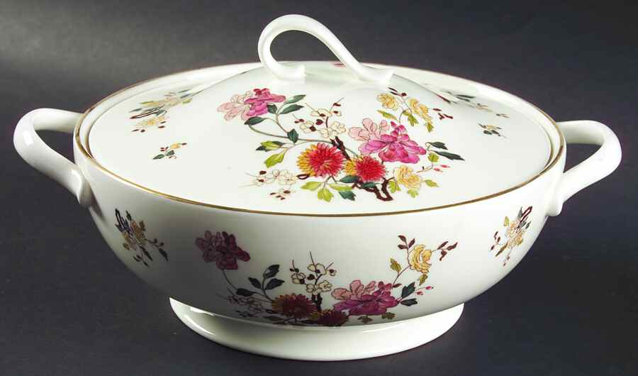 China Garden Round Covered Vegetable by Royal Albert-1