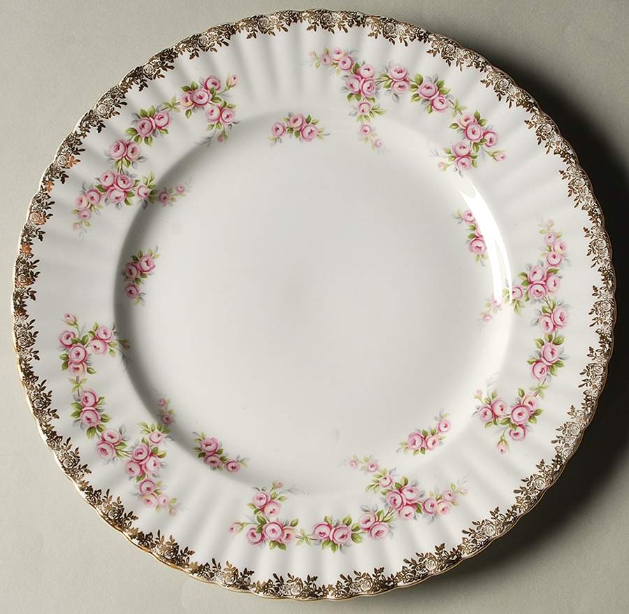 Dimity Rose Dinner Plate by Royal Albert-1