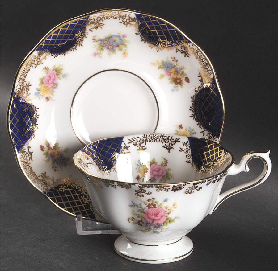 Empress Series Footed Cup & Saucer Set by Royal Albert-1