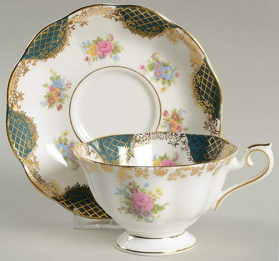 Empress Series Footed Cup & Saucer Set by Royal Albert-1