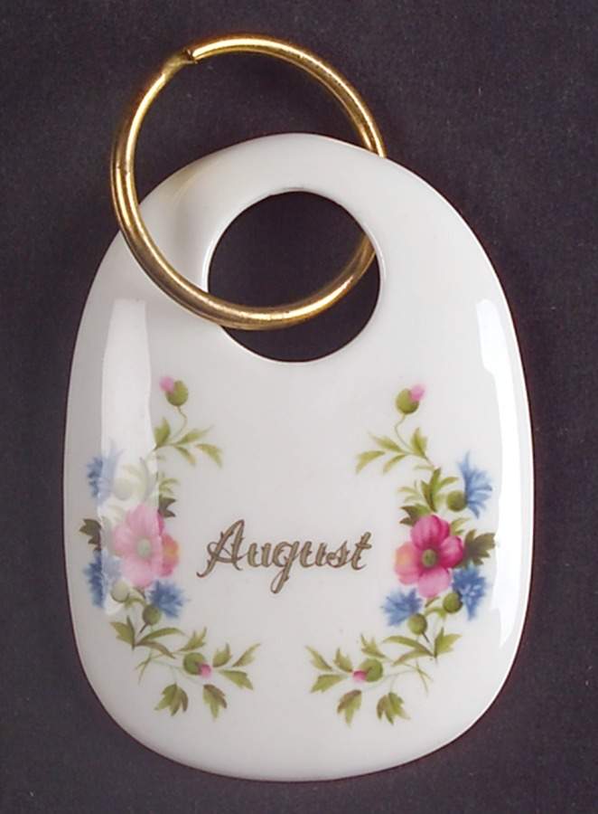 Flower of The Month (Newer, Montrose) Key Ring by Royal Albert-1