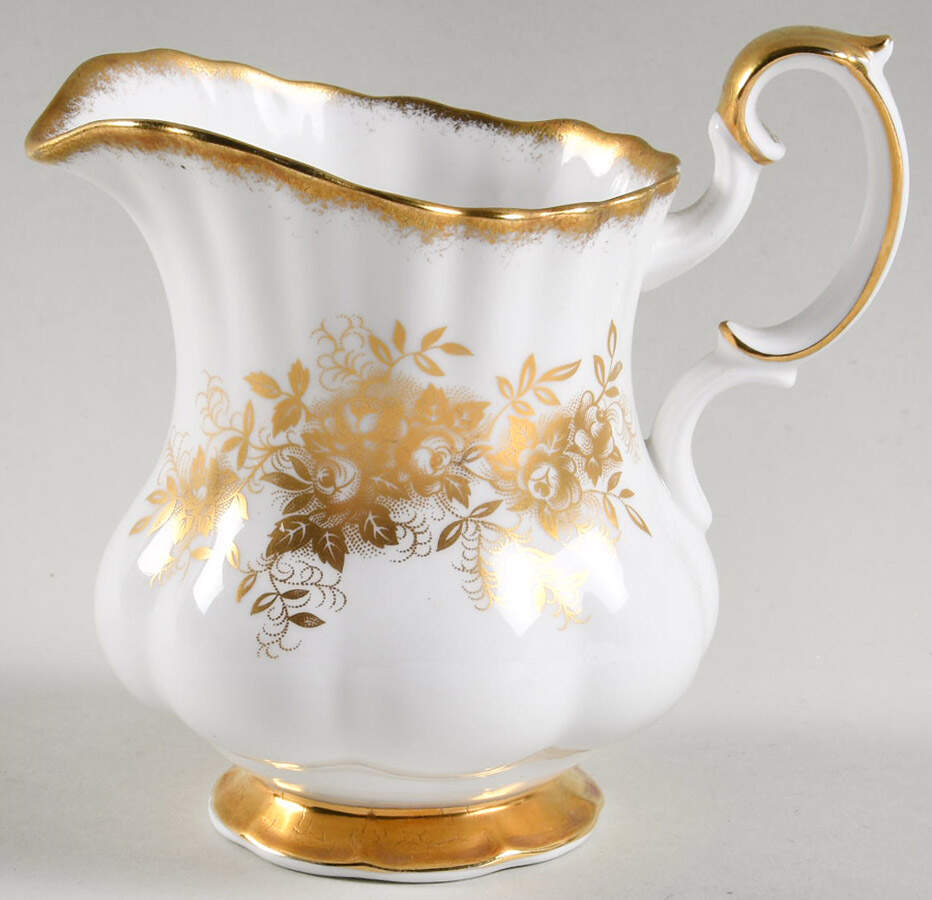 Golden Rose Creamer by Royal Albert-1
