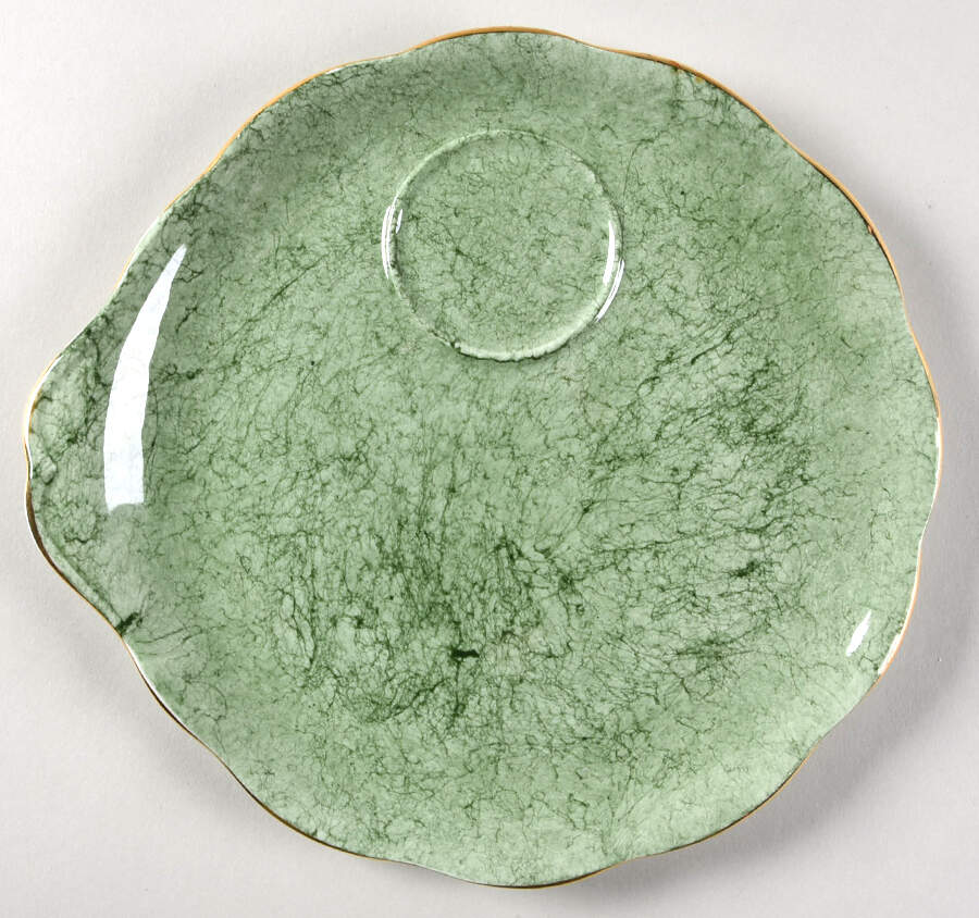 Gossamer Green Snack Plate by Royal Albert-1
