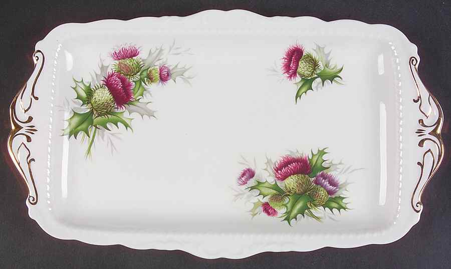 Highland Thistle Large Sandwich Tray by Royal Albert-1