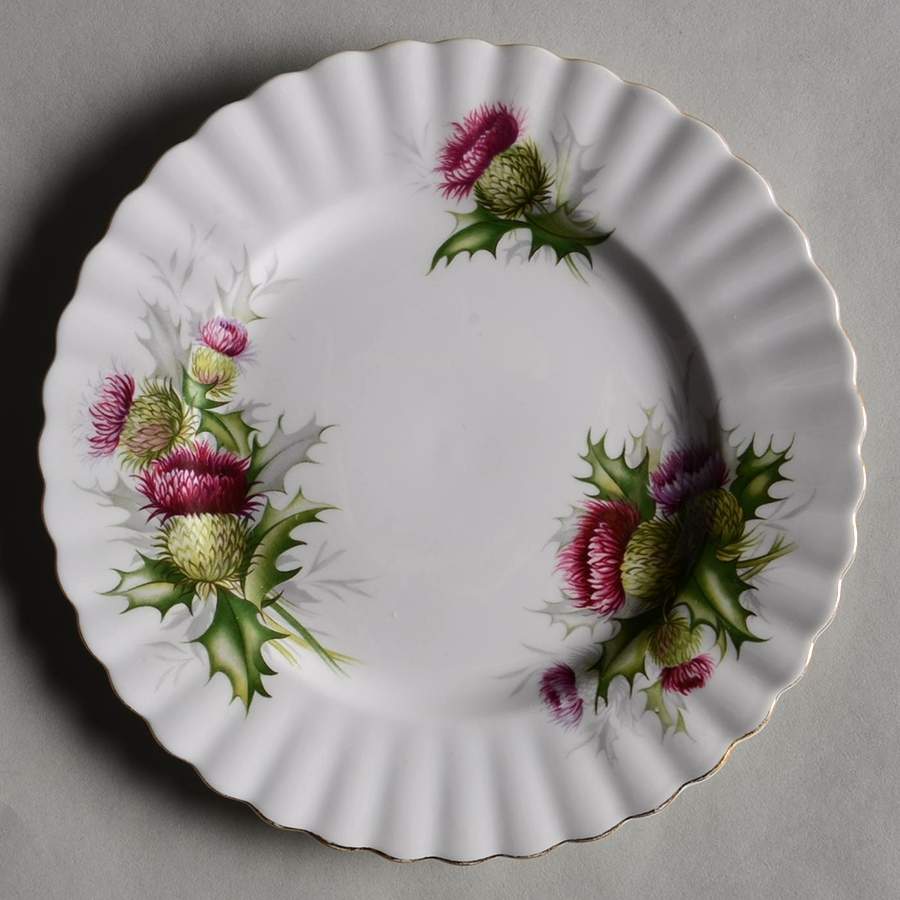 Highland Thistle Dessert/Pie Plate by Royal Albert-1