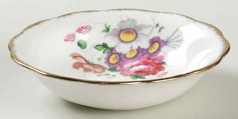 Lady Angela (Sprayed Gold Trim) Fruit/Dessert (Sauce) Bowl by Royal Albert-1