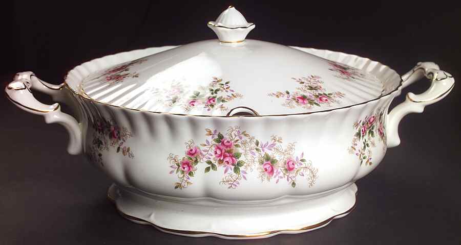 Lavender Rose Tureen & Lid by Royal Albert-1