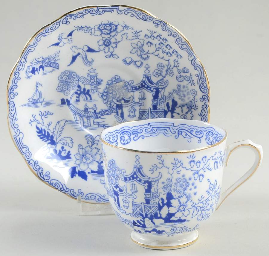 Mikado Footed Cup & Saucer Set by Royal Albert-1