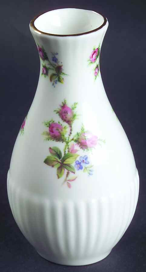 Moss Rose (Montrose Shape) 4" Bud Vase by Royal Albert-1