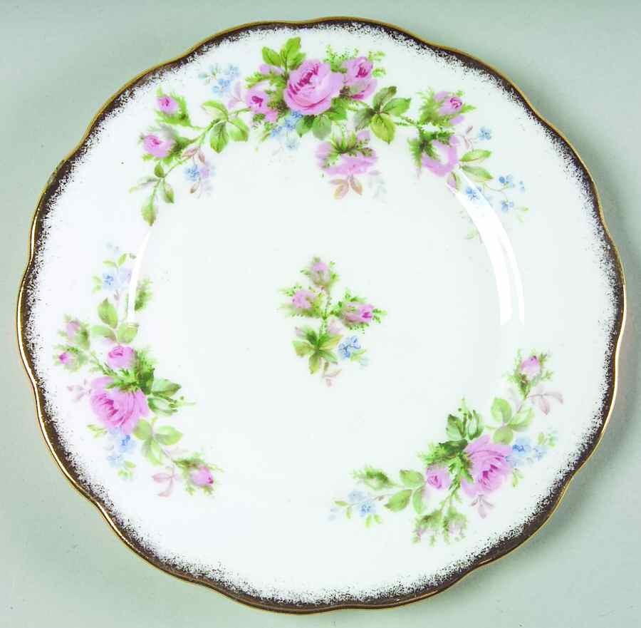 Moss Rose (Hampton, Older) Bread & Butter Plate by Royal Albert-1
