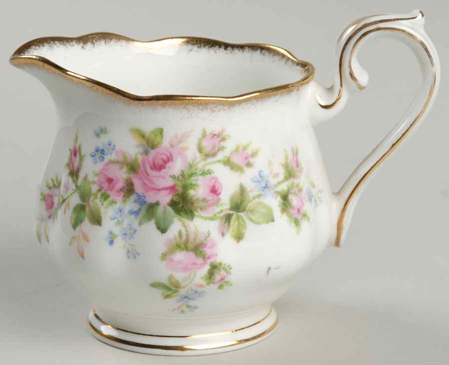 Moss Rose (Hampton, Older) Creamer by Royal Albert-1