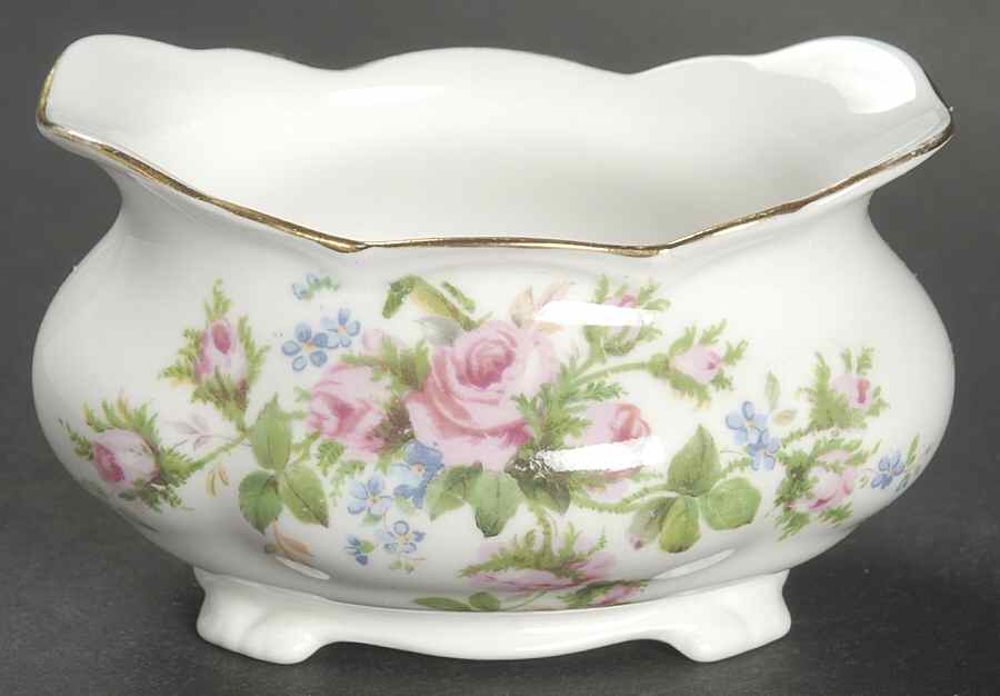Moss Rose (Hampton, New) Mini Open Sugar Bowl by Royal Albert-1