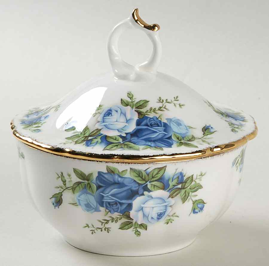 Moonlight Rose Powder Box with Lid by Royal Albert-1