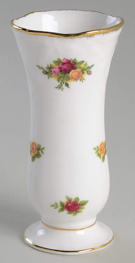 Old Country Roses 5" Victorian Posy Vase by Royal Albert-1