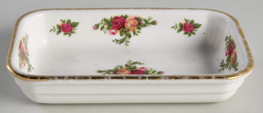 Old Country Roses 6" Rectangular Tray by Royal Albert-1