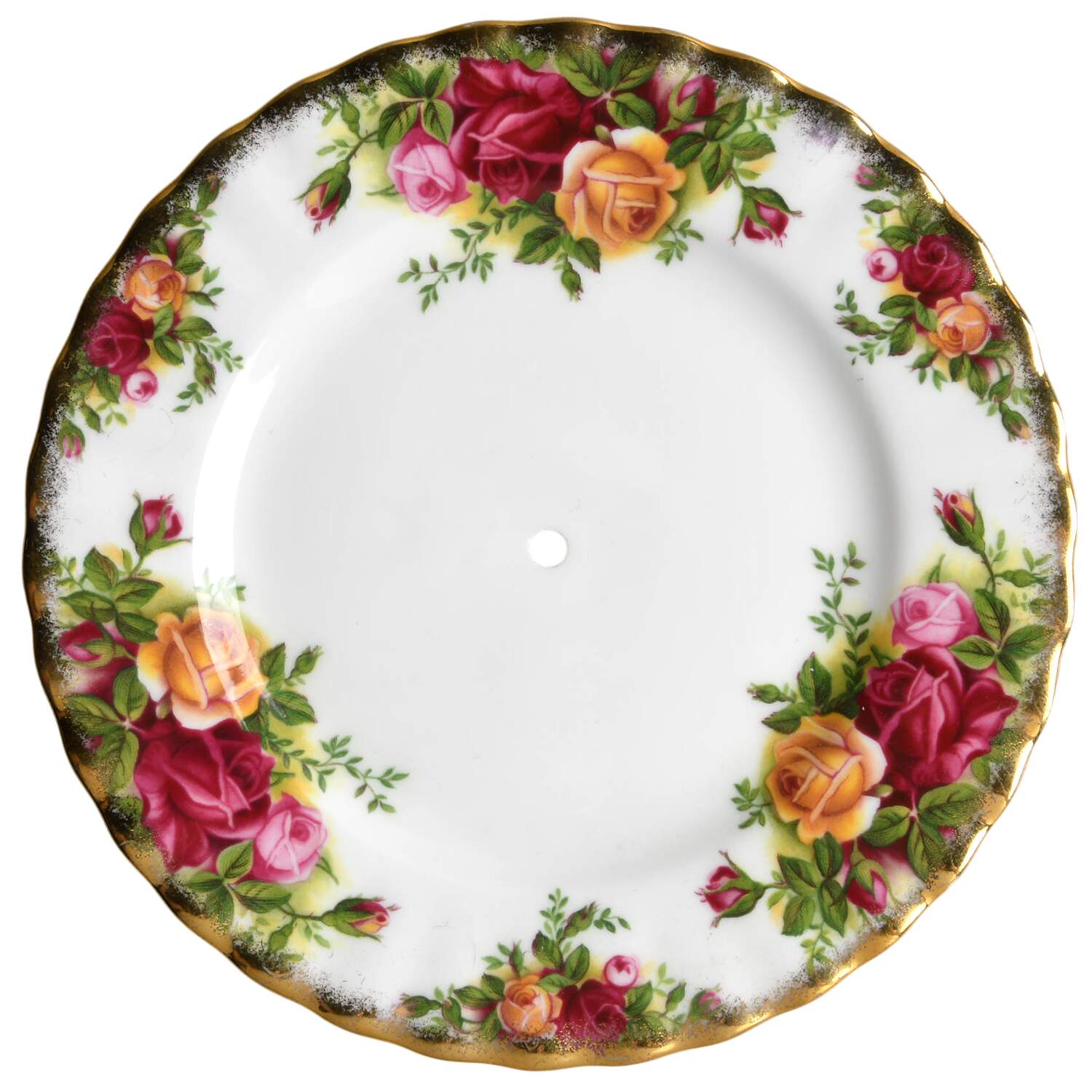 Old Country Roses Bread & Butter Plate for 2-Tiered Serving Tray by Royal Albert-1