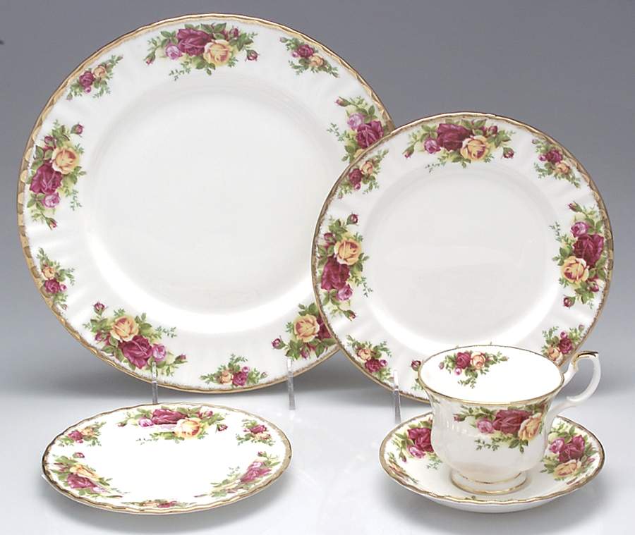 Old Country Roses 5 Piece Place Setting by Royal Albert-1