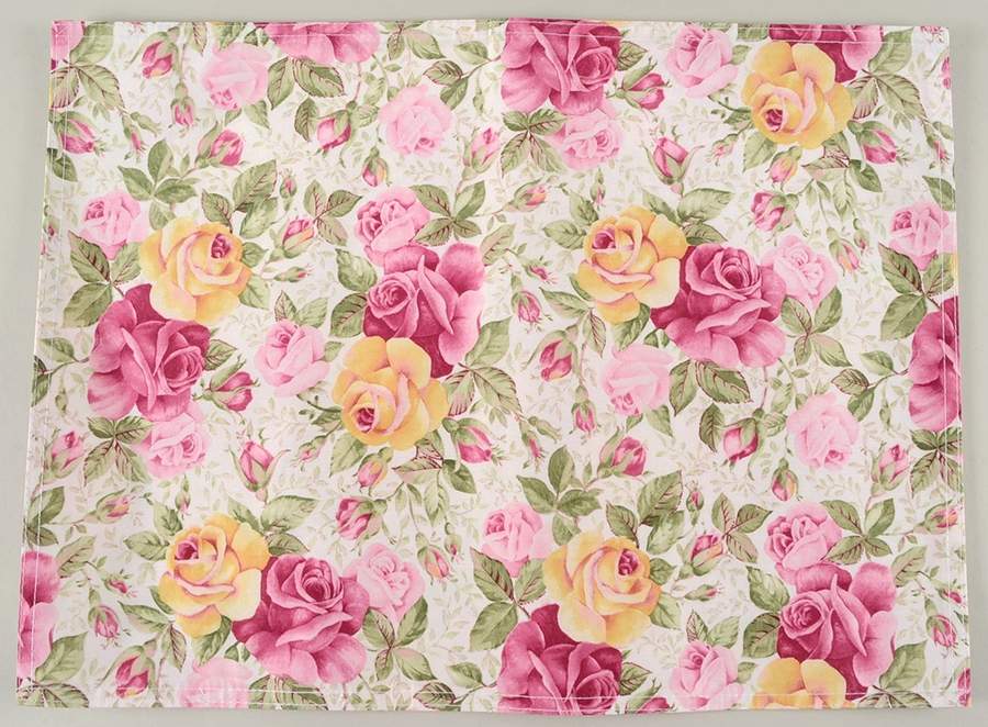 Old Country Roses Reversible Cloth Placemat by Royal Albert-1