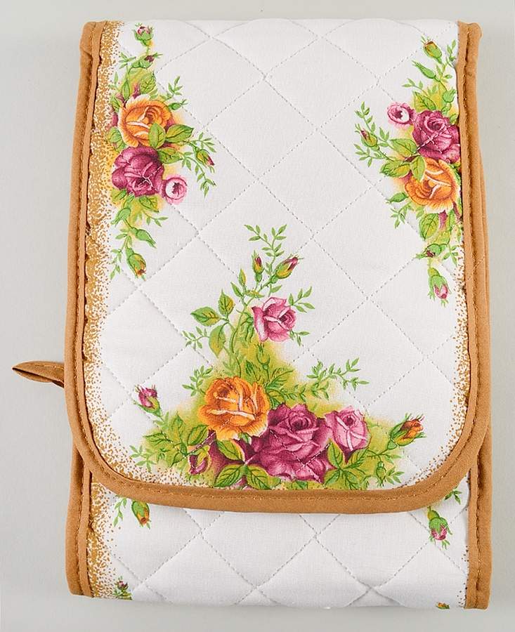 Old Country Roses Cloth Double Oven Mitt by Royal Albert-1