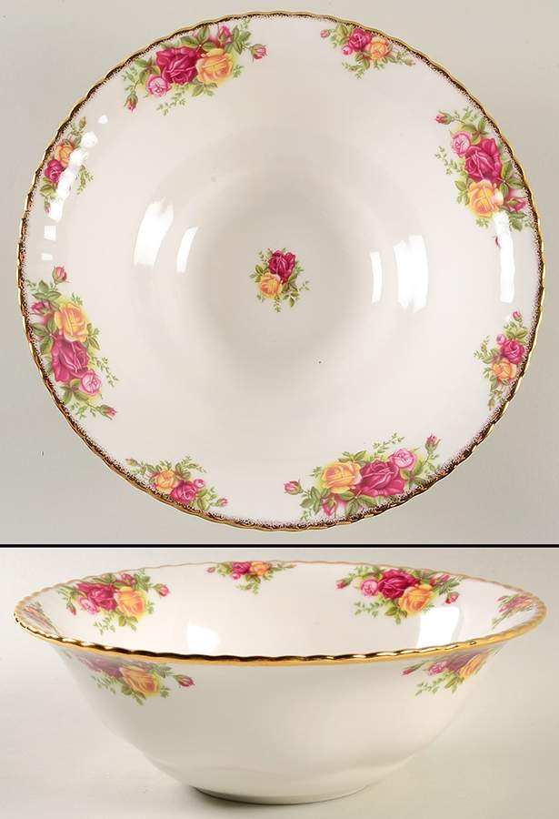 Old Country Roses 10" Round Vegetable Bowl by Royal Albert-1