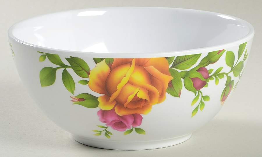 Old Country Roses Melamine Soup/Cereal Bowl by Royal Albert-1