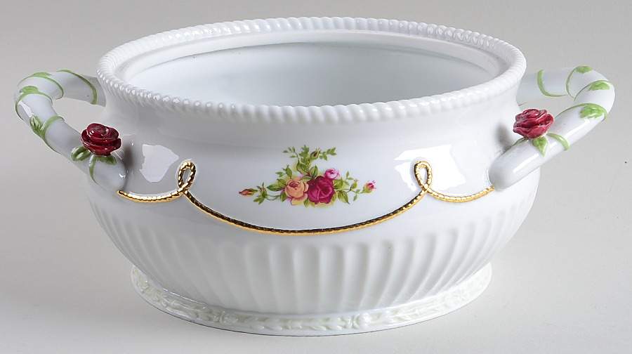Old Country Roses Round Vegetable No Lid by Royal Albert-1