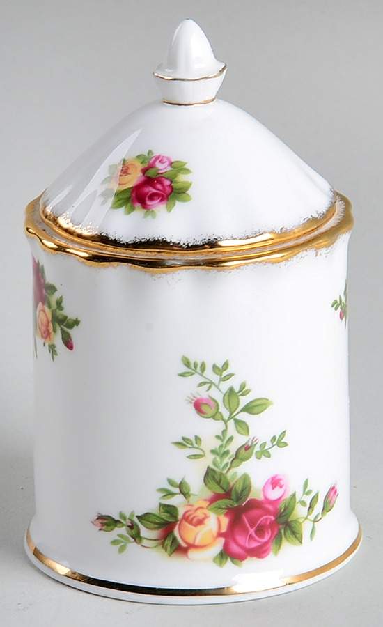 Old Country Roses Jam/Jelly & Lid by Royal Albert-1
