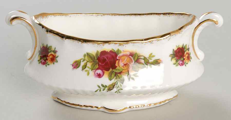 Old Country Roses Mini Oval Open Sugar Bowl by Royal Albert-1
