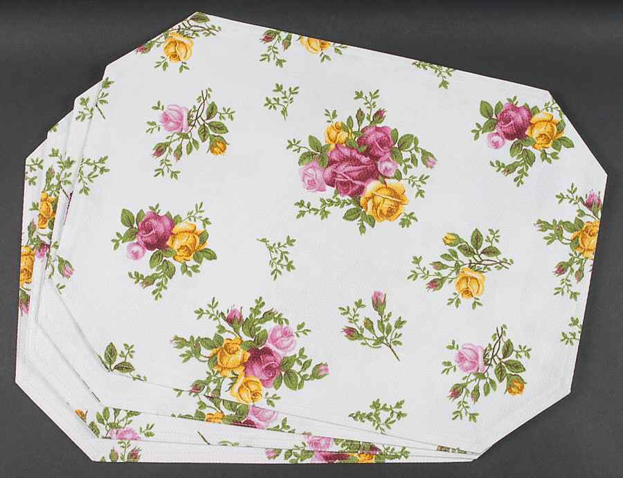 Old Country Roses Cloth Placemat - Set of 4 by Royal Albert-1