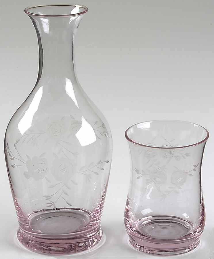Old Country Roses Glassware 2 Piece Nite Set (Carafe and Tumbler) by Royal Albert-1