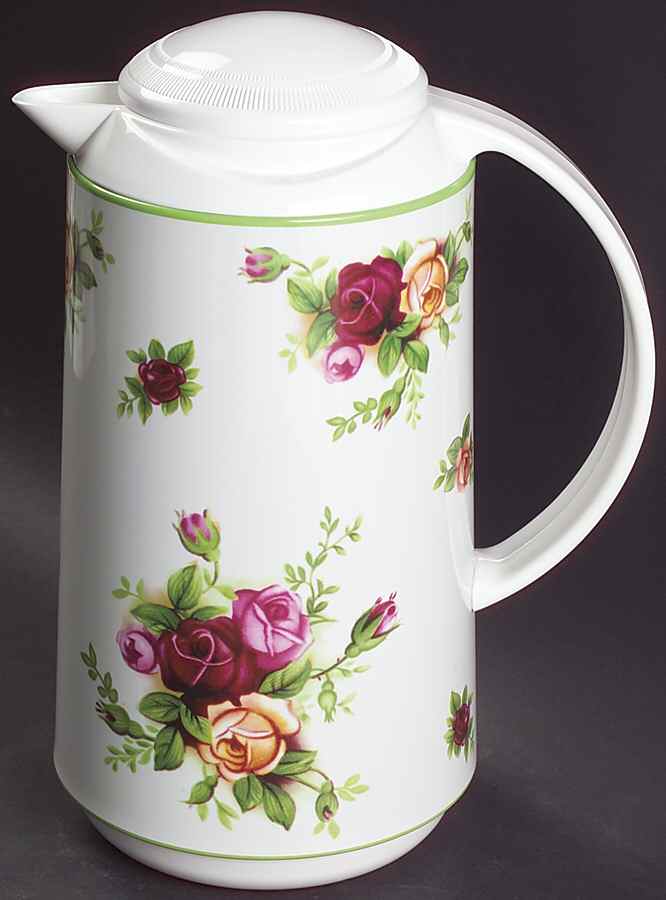 Old Country Roses Plastic Thermos/Carafe & Lid by Royal Albert-1