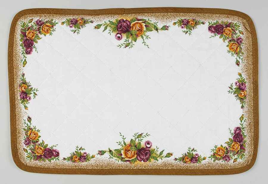 Old Country Roses Cloth Placemat by Royal Albert-1