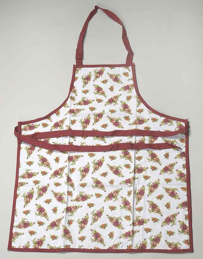Old Country Roses Cloth Kitchen Apron by Royal Albert-1