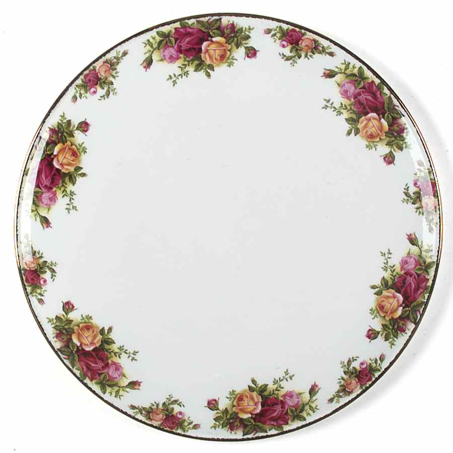Old Country Roses Cake Plate by Royal Albert-1