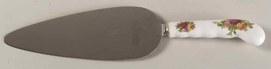 Old Country Roses Pie Server with Stainless Blade by Royal Albert-1