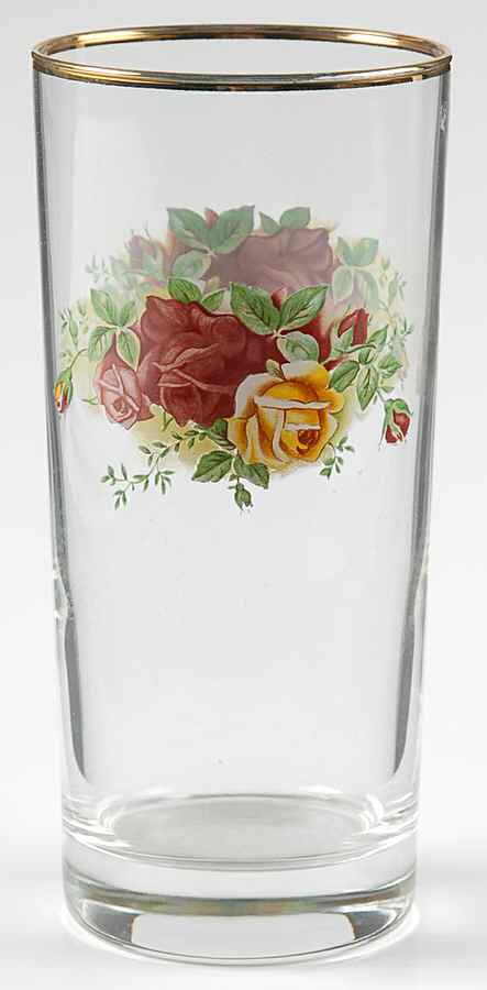 Old Country Roses 16 Oz Glassware Tumbler by Royal Albert-1