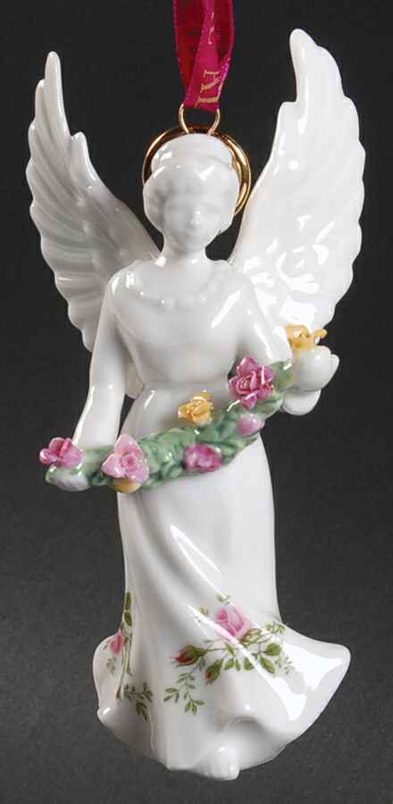 Old Country Roses Angel Ornament by Royal Albert-1