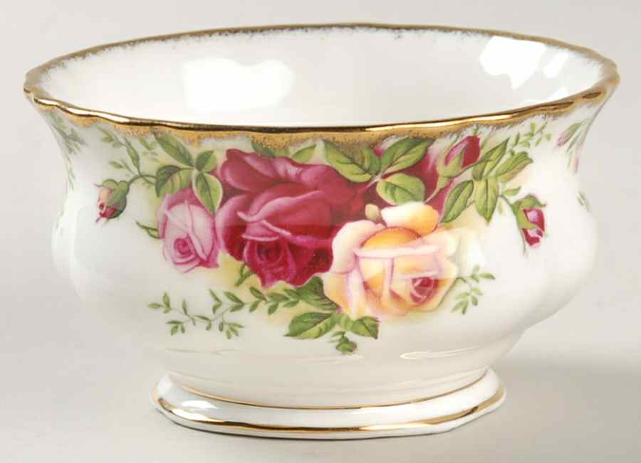 Old Country Roses Mini Open Sugar Bowl by Royal Albert-1
