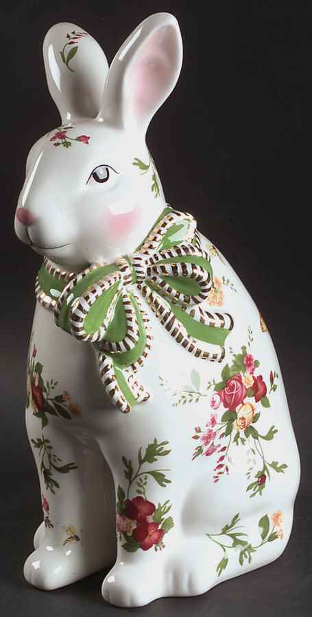 Old Country Roses Large Rabbit Figurine by Royal Albert-1